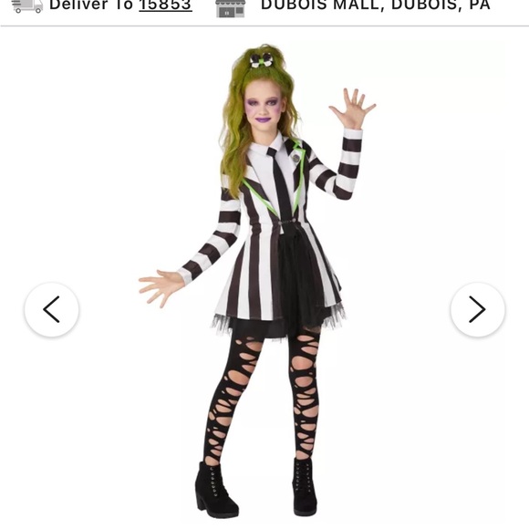 Kids Beetlejuice Dress Halloween costumes - Picture 1 of 14